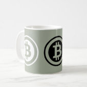 Bitcoinロゴ コーヒーマグカップ (正面左)