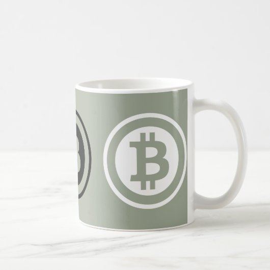 Bitcoinロゴ コーヒーマグカップ (右)