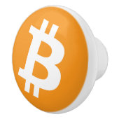 Bitcoinロゴ セラミックノブ (右)