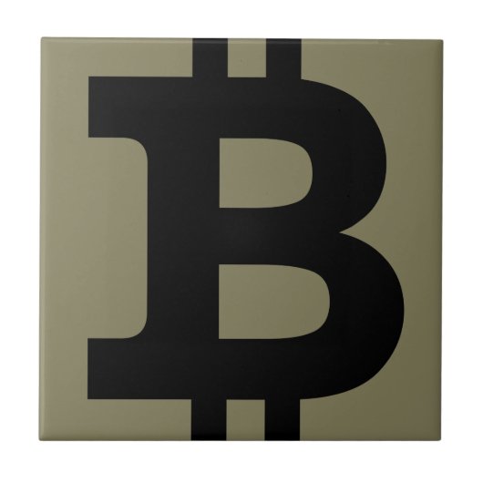Bitcoinロゴ タイル (正面)