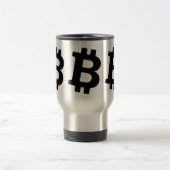 Bitcoinロゴ トラベルマグ (中央)