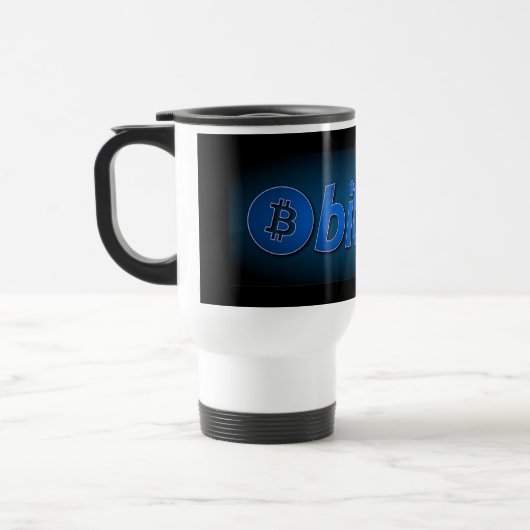 Bitcoinロゴ トラベルマグ (左)