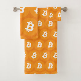 Bitcoinロゴ バスタオルセット