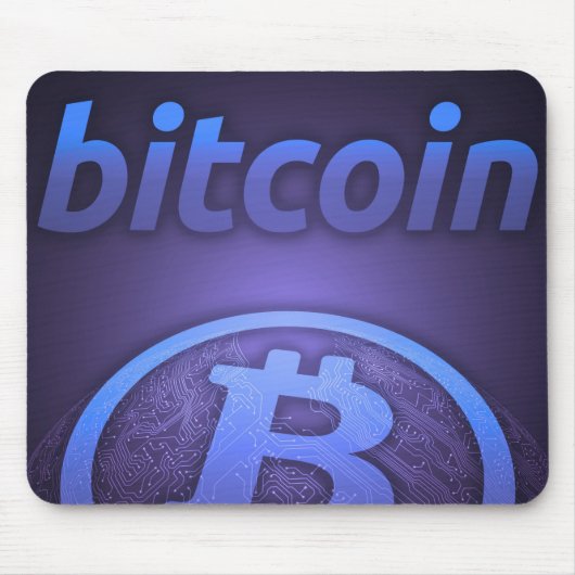 Bitcoinロゴ マウスパッド (正面)