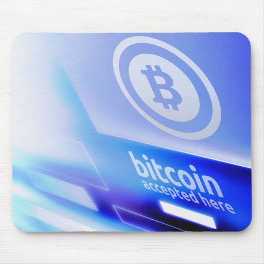 Bitcoinロゴ マウスパッド (正面)