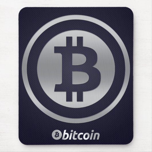 Bitcoinロゴ マウスパッド (正面)