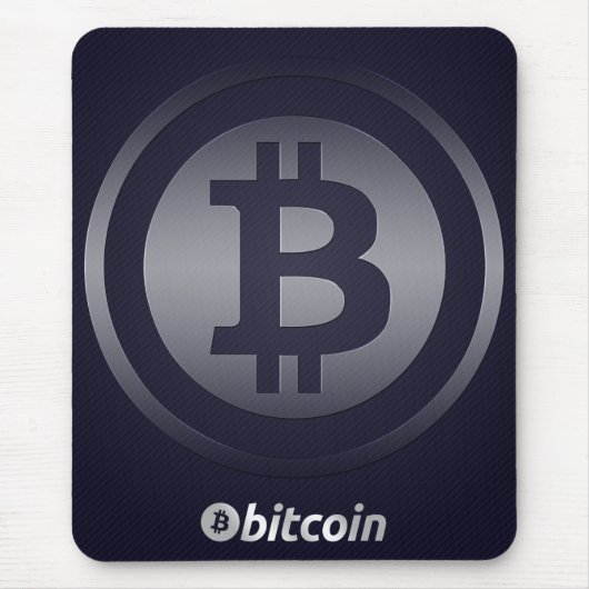 Bitcoinロゴ マウスパッド (正面)