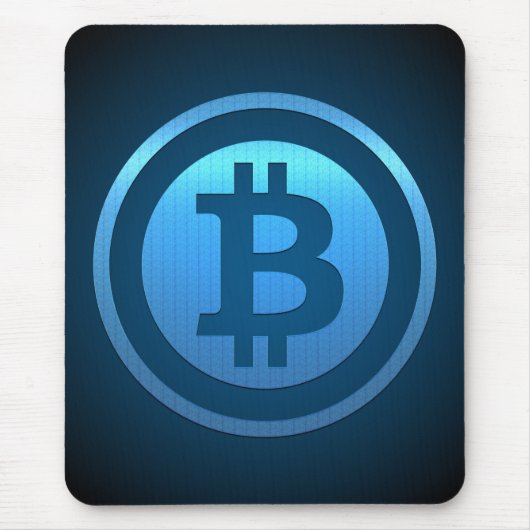 Bitcoinロゴ マウスパッド (正面)