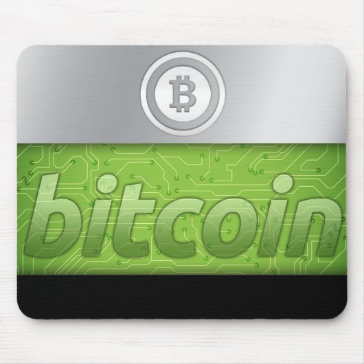 Bitcoinロゴ マウスパッド (正面)