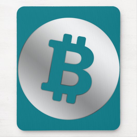 Bitcoinロゴ マウスパッド (正面)