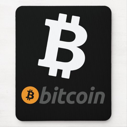 Bitcoinロゴ マウスパッド (正面)