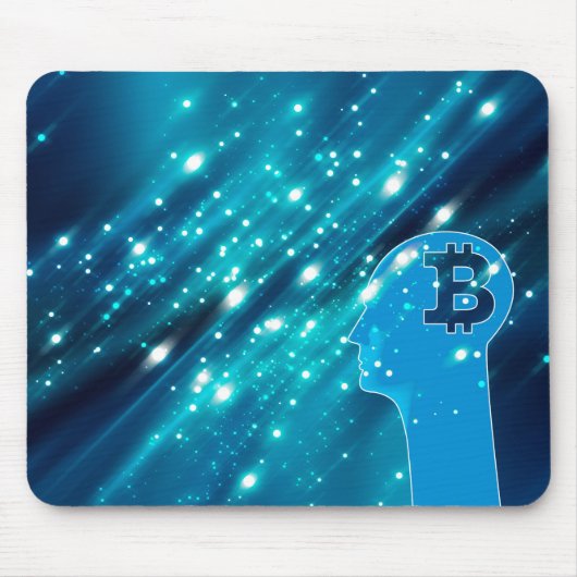 Bitcoinロゴ マウスパッド (正面)