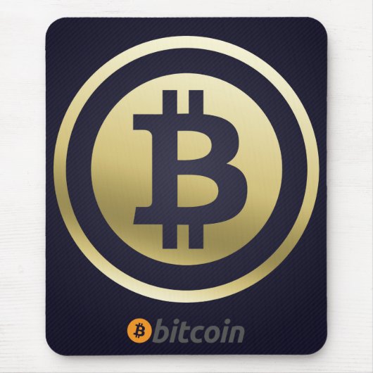 Bitcoinロゴ マウスパッド (正面)