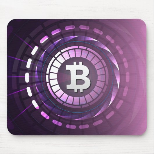 Bitcoinロゴ マウスパッド (正面)
