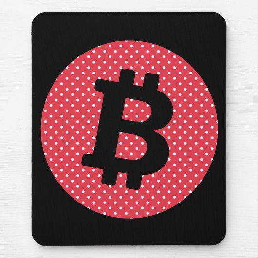 Bitcoinロゴ マウスパッド (正面)