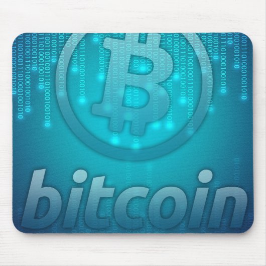 Bitcoinロゴ マウスパッド (正面)