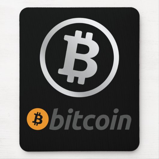 Bitcoinロゴ マウスパッド (正面)