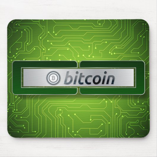 Bitcoinロゴ マウスパッド (正面)