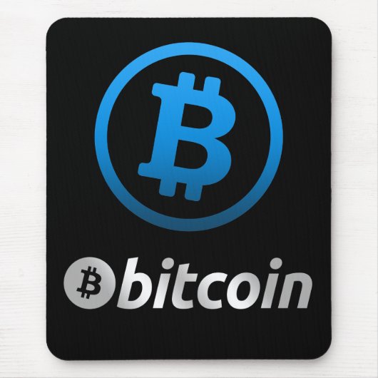Bitcoinロゴ マウスパッド (正面)