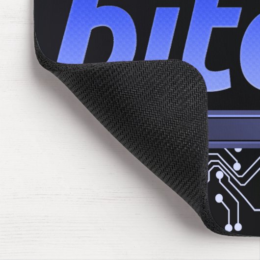 Bitcoinロゴ マウスパッド (コーナー)