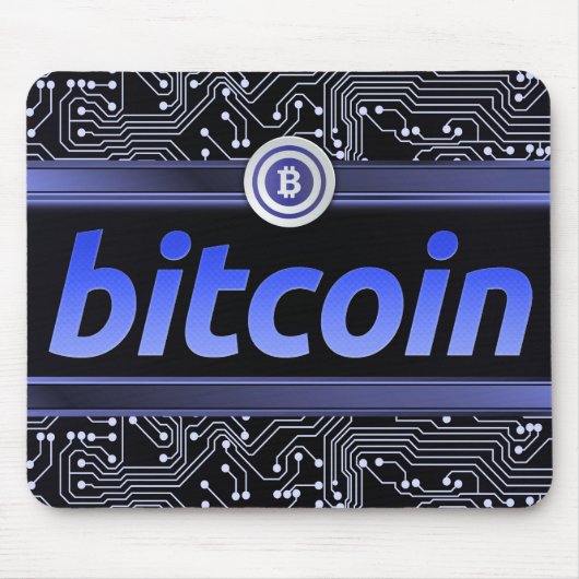 Bitcoinロゴ マウスパッド (正面)