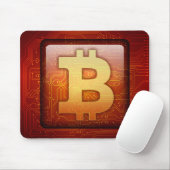 Bitcoinロゴ マウスパッド (マウス)