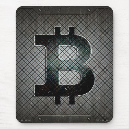 Bitcoinロゴ マウスパッド (正面)