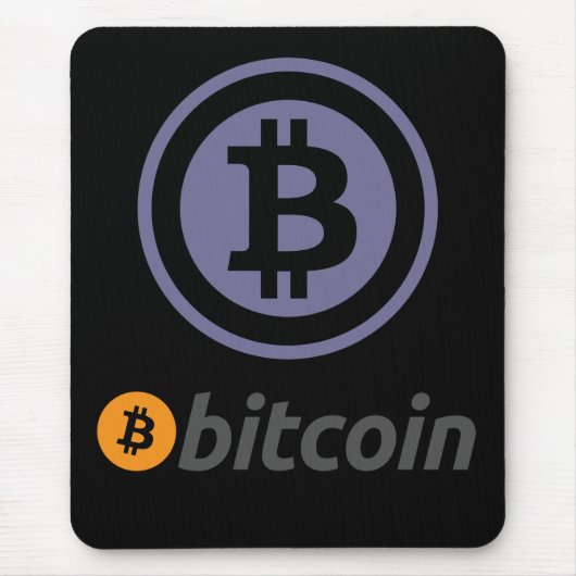 Bitcoinロゴ マウスパッド (正面)