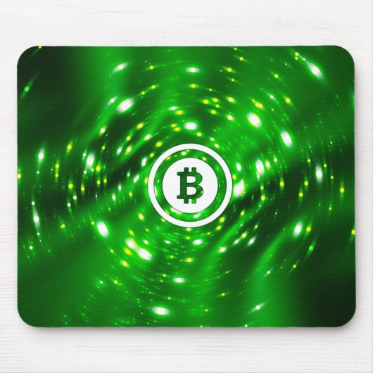 Bitcoinロゴ マウスパッド (正面)