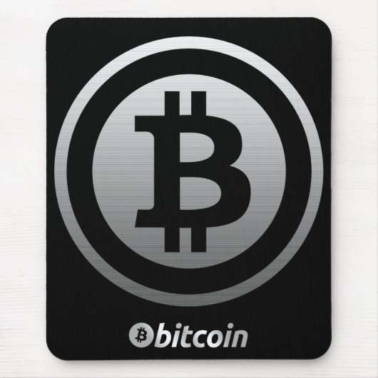 Bitcoinロゴ マウスパッド (正面)