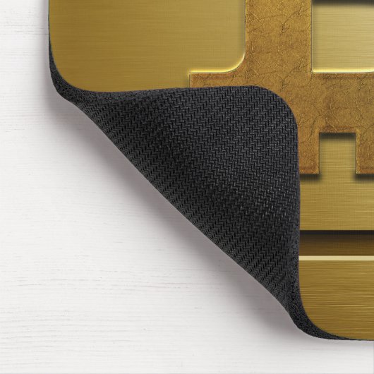 Bitcoinロゴ マウスパッド (コーナー)
