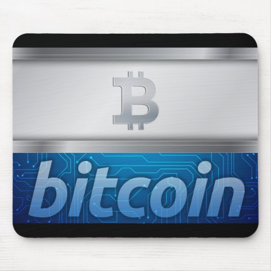 Bitcoinロゴ マウスパッド (正面)