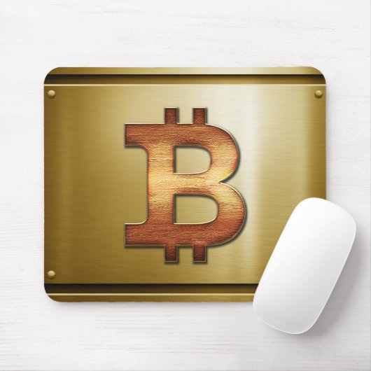Bitcoinロゴ マウスパッド (マウス)