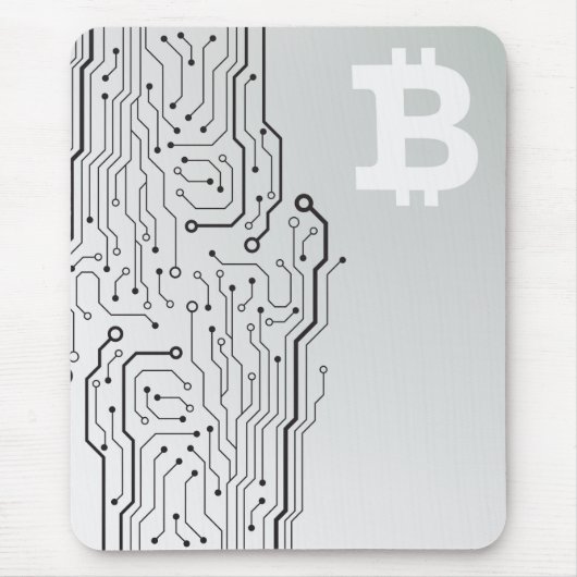 Bitcoinロゴ マウスパッド (正面)