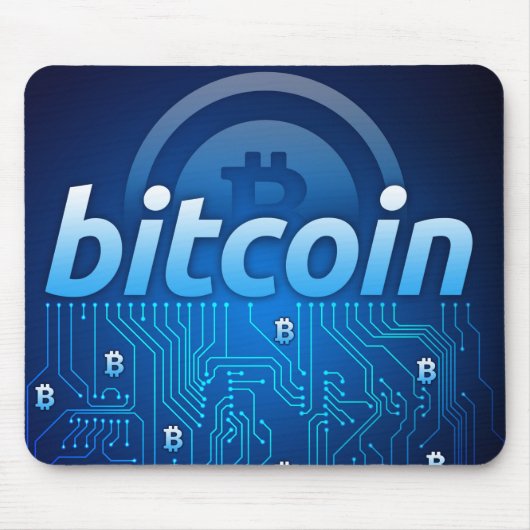 Bitcoinロゴ マウスパッド (正面)