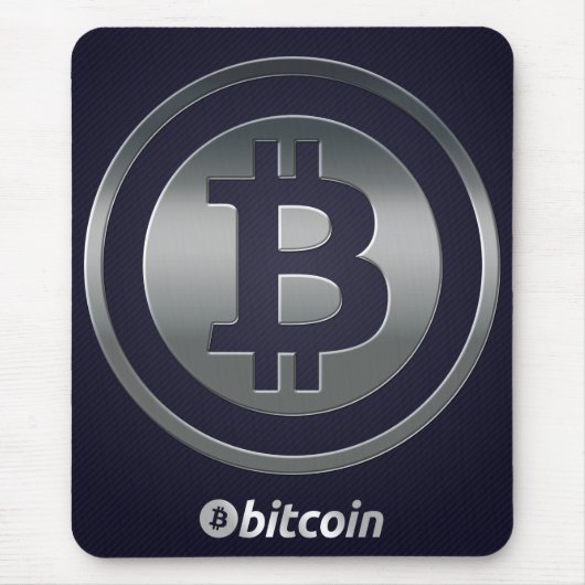 Bitcoinロゴ マウスパッド (正面)