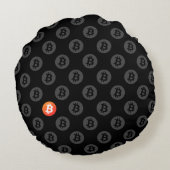 Bitcoinロゴ ラウンドクッション (裏面)