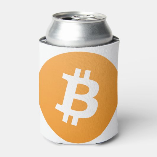 Bitcoinロゴ 缶クーラー (缶正面)