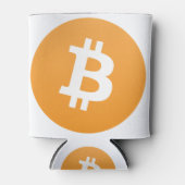 Bitcoinロゴ 缶クーラー (正面)