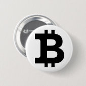Bitcoinロゴ 缶バッジ (正面&裏面)