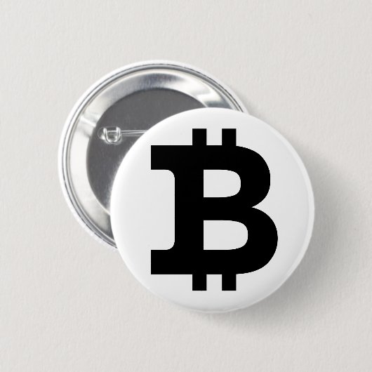 Bitcoinロゴ 缶バッジ (正面&裏面)