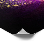 Bitcoin上の脳 ポスター (角)