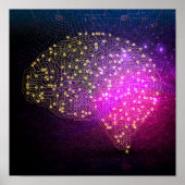 Bitcoin上の脳 ポスター (正面)