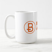 Bitcoin受け付けマグカップ コーヒーマグカップ (左)