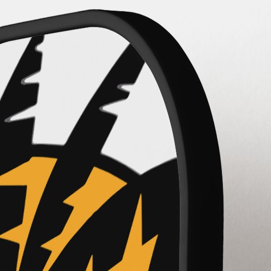 Bitcoin夏 – 暗号コイン ピックルボールラケット (左詳細)