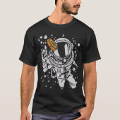 Bitcoin宇宙飛行士ムーンボーイホドラー暗号通貨 Tシャツ (正面)