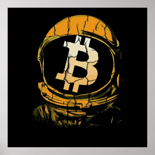 Bitcoin宇宙飛行士 – 暗号宇宙飛行士 ポスター (正面)