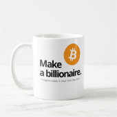 Bitcoin想像 Day Ever コーヒーマグカップ (左)
