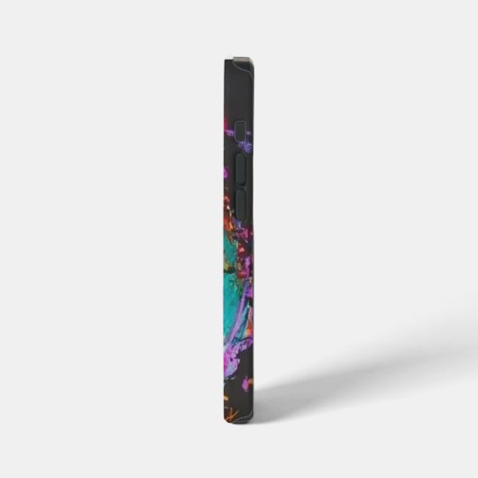 「Bitcoin愛好家のiPhoneカバー iPhoneケース (左側面)