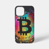 「Bitcoin愛好家のiPhoneカバー iPhoneケース (裏面)